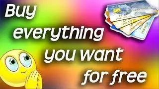 With this credit card you can buy everything you want FOR FREE!! 😀2018