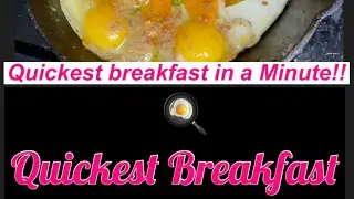 Quickest Breakfast in a Minute !! New style Cooking 🍳