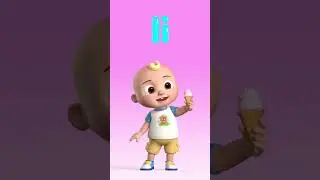 I is for ICE CREAM 🍦🍨👶🏼 #cocomelon #shorts #jj #icecream #abcs #learntheletters #letteri #yumyum