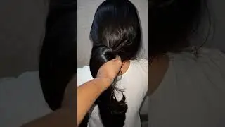 Long Hair Bun Pulling | Silky & Smooth Longhair Pulling & Hair play By Man 