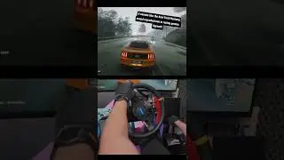 This game is on fire!  Test Drive Unlimited Solar Crown on steering wheel