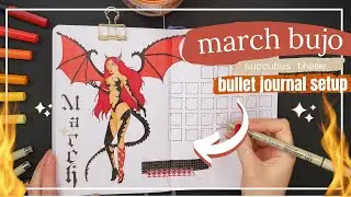 March 2022 | Succubus Bullet Journal Setup