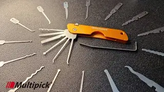 Review: Multipick Jackknife EDC Pocket Pick Set Exclusive Orangeline Edition + 10 Tips
