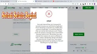Solusi Mengerjakan Tugas Picoworkers / SpoutGigs Terkena Pinalti