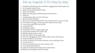 Learn how to install Angular CLI step by step || Angular CLI with easy steps