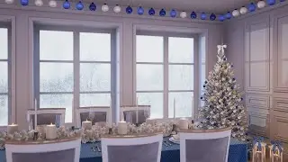 1 Hour Ray Traced Christmas Background Video & Music (UnrealEngine/RTX/60FPS)