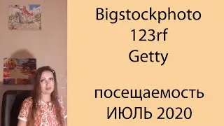📈 Bigstockphoto, 123rf, Getty посещаемость в июле 2020. Статистика по стокам. Обзор Poly