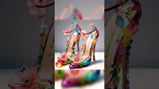 Beautiful latest heels sandals design for girls /#shortsvideo #viral