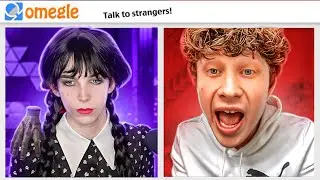 WEDNESDAY ADDAMS Goes on OMEGLE!! (BUT SHE'S A GUY!)
