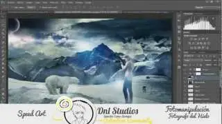 Speed Art | Fotomanipulación Fotógrafo del Hielo