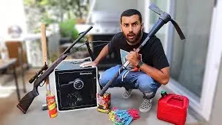 BREAKING OPEN THE ABANDON SAFE!! (You Won't Believe Whats Inside..)