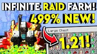 BEST 1.21.2+ INFINITE RAID FARM! Minecraft Tutorial - ANY BIOME!
