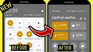 Easy way to change MIUI control centre redmi 2023 (how to enable new notification shade)