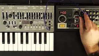 Roland Boutique Tip: 808+101 -- TR-08 trigger output sequencing SH-01A