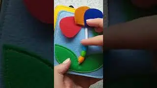 Книга из фетра "Пчелка". #книгаизфетра #изфетра #handmade #diy #books #felt