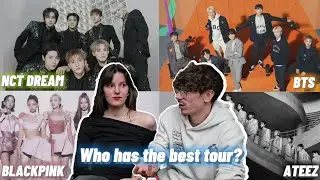 Which K-POP group has the best Tour?- (BLACKPINK, BTS, NCT DREAM, ATEEZ)- Live Performances Reaction