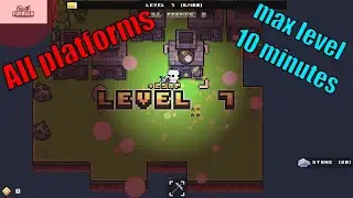 forager super fast unlimited xp glitch(start of game)