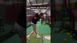 #softballswings #hittingfundamentals #cleanpath #youtubeshortsvideo