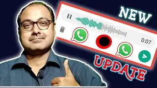 WhatsApp: Listen RECORDED VOICE BEFORE SEND with WAVE FORM PITCH, year 2023