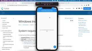 Flutter setup and intro part 1
