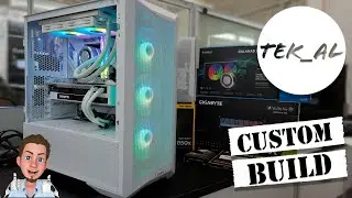 White Lancool II Mesh C Custom Build | 12th Gen | RTX 3080 Ti (time lapse)