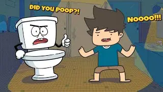 Strange Toilet | DON'T Forget to FLUSH the TOILET!