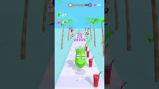 Juice Run! Satisfying Games #shorts #satisfying #satisfyingvideo #Games #gameplay