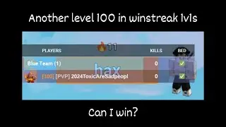 Facing Another Level 100 Player (Roblox Bedwars)