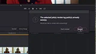 BlackMagic DaVinci Resolve ignores render range