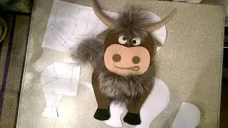 БЫК символ 2021 года. ШАБЛОНЫ 2 часть.bull made of cardboard