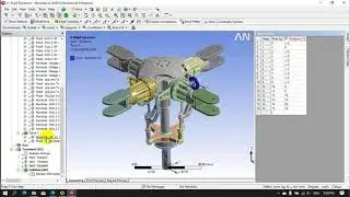 Rigid Body Dynamics on 4 Blades Rotor Mechanism of Chopper in Ansys Workbench