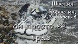 Швеция-Норвегия часть4. Он её просто загрыз.