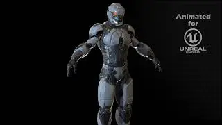 Sci fi cyborg UE4