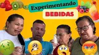 Experimentando bebidas diferentes- participação da minha mãe e minha irmã deixe o like