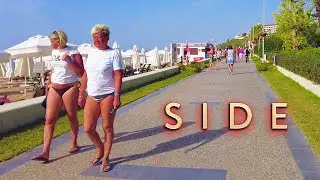ANTALYA PROMENADE & Beach walk SIDE STAR ELEGANCE 🇹🇷 
