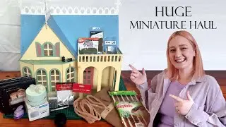 Huge Miniature and Craft Supply Haul - Temu Items and More!