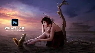 PS Touch Editing Tutorial | We Are Lost Photo Manipulation | Fantasy Photo