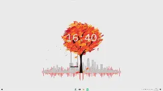 minimalist wallpaper with audio visualizer [Wallpaper Engine]
