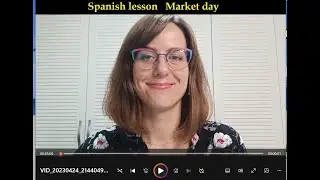 Spanish lesson at the market