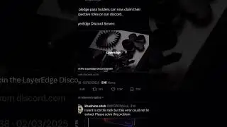 LAYEREDGE AIRDROP - claim Your Discord Role Immediately 