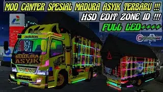 SHARE MOD TRUCK SPESIAL MADURA ASYIK_HSD EDIT ZONE_FULL STROBO &FULL FITUR_FREE MOD_BUSSID GAMEPLAYS