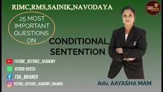 CONDITIONAL SENTENCE 