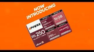 More Power with UPower | Rs. 250 Card