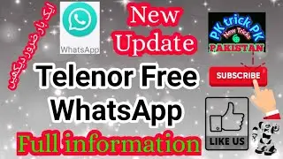 New Update Telenor Free WhatsApp Offer Now Activate