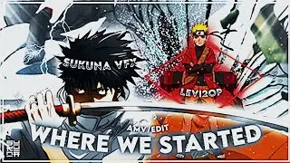 Naruto×JJK [EDIT/AMV] ! - WHERE WE STARTED - COLLAB WITH @sukunavfx