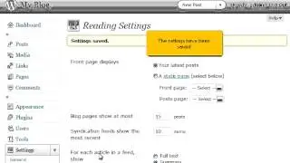 wp 2 settings