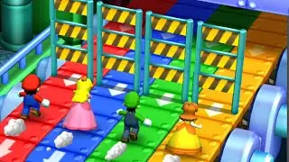 Mario Party The Top 100 - Minigames - Mario vs Daisy vs Luigi vs Peach (Master CPU)