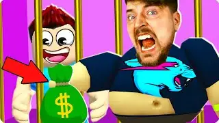 🤑МИСТЕР БИСТ ПОСАДИЛ МЕНЯ В ТЮРЬМУ В РОБЛОКС! ШЕДИ ПОБЕГ ROBLOX MrBeast BARRY'S PRISON RUN!
