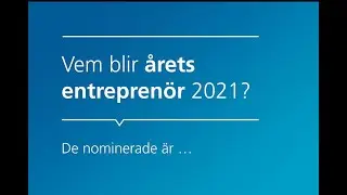 Nominerade till Årets entreprenör 2021