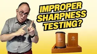 Tumbler Knife Sharpener Testing Cuts Deep!